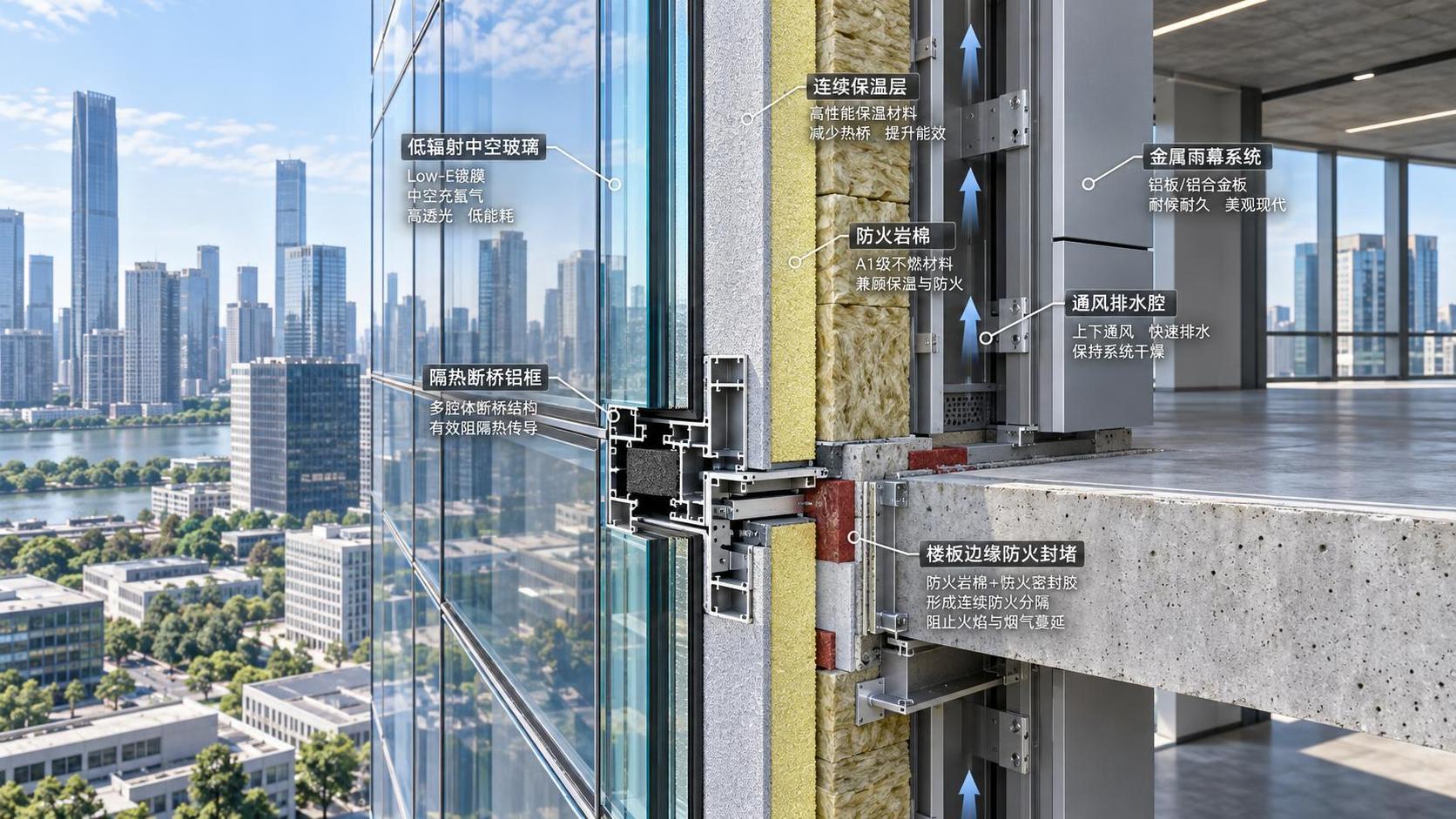Selecting Building Envelope Materials for Facades: Climate, Fire, and Thermal Criteria