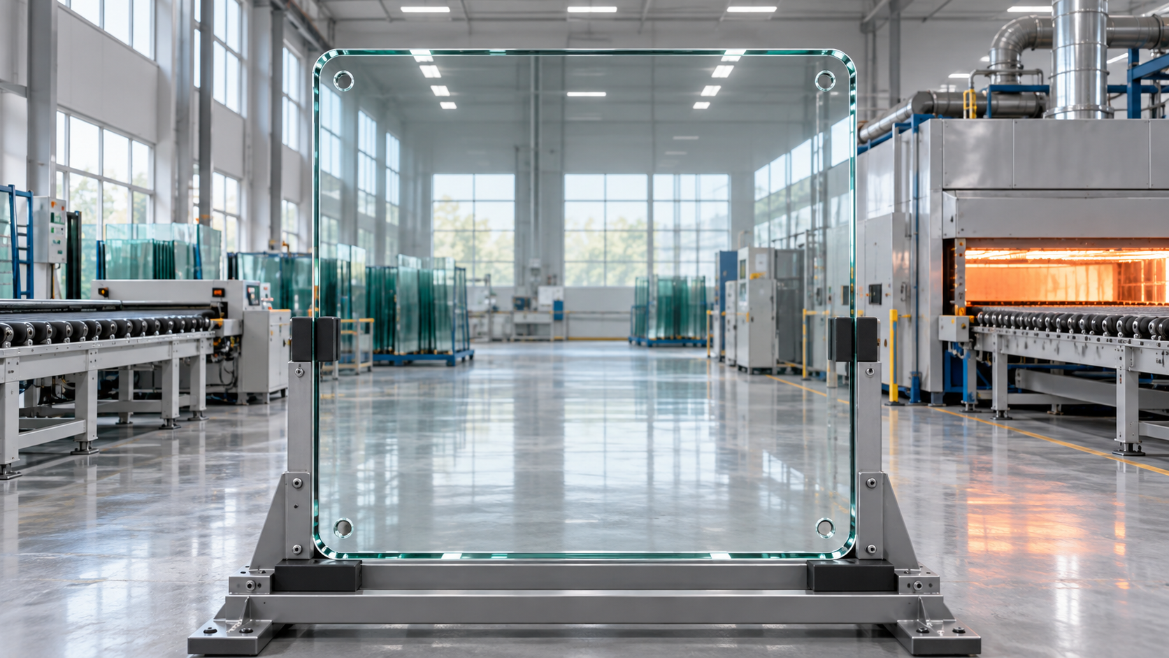 Which construction glass defects can compromise tempered glass safety?
