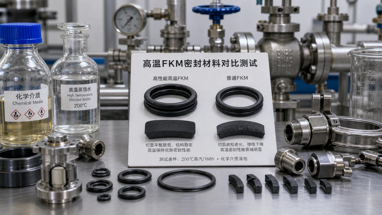 High Temperature FKM Materials: How to Compare Heat, Steam, and Chemical Resistance