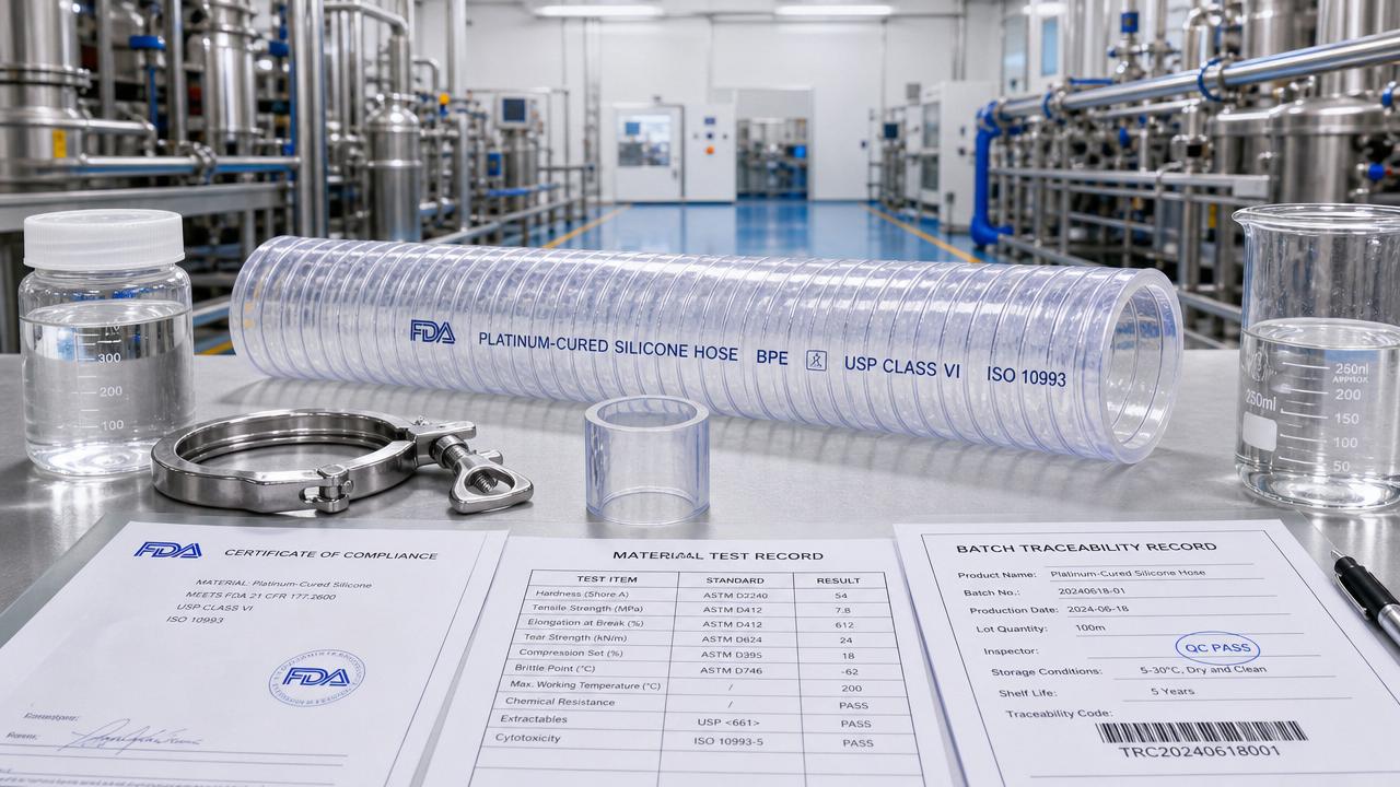 FDA Compliant Elastomer Tubing: What to Check Before Material Approval