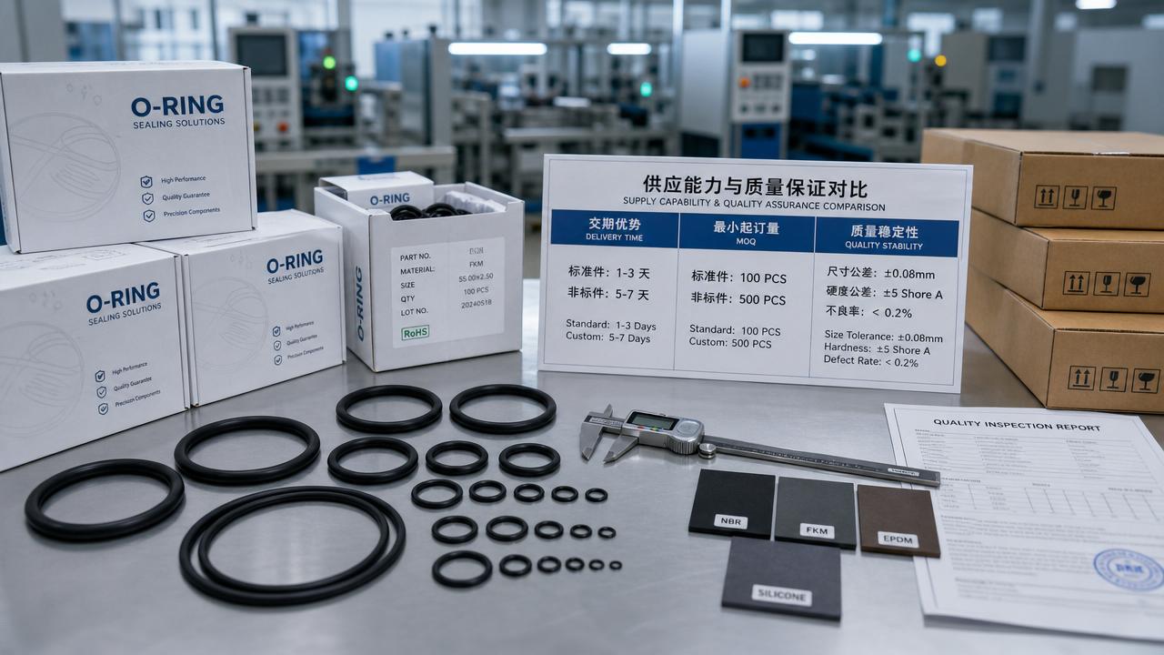 Industrial O-Rings USA: How to Compare Lead Time, MOQ, and Quality