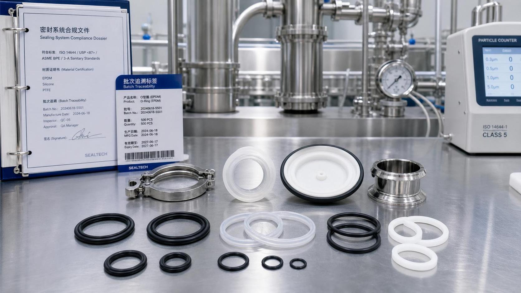 USP Class VI Sealing Systems: Key Compliance Checks Before Qualification