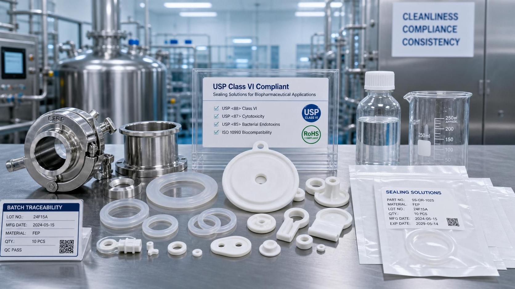 USP Class VI Elastomers Price: What Drives Material Cost in Sanitary Sealing