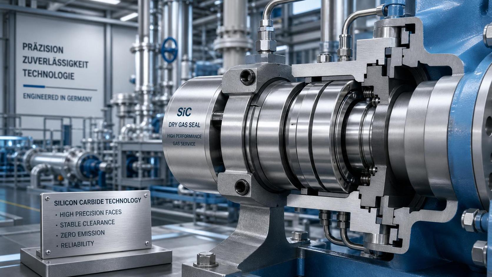 Silicon Carbide Seal Faces Germany: What Determines Wear Life in Dry Gas Seals