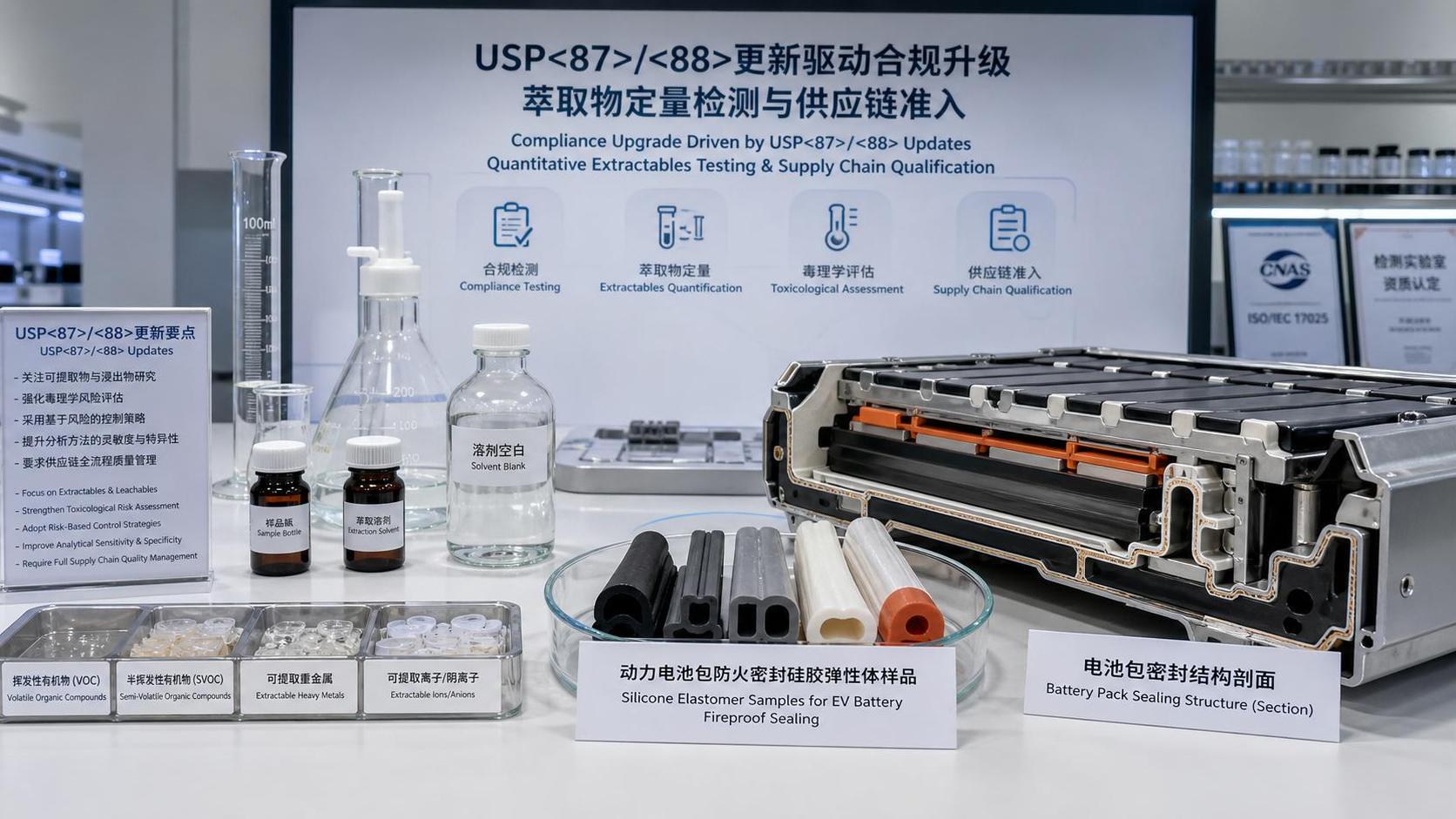 FDA Finalizes USP <87>/<88> Rule for Battery Pack Silicones