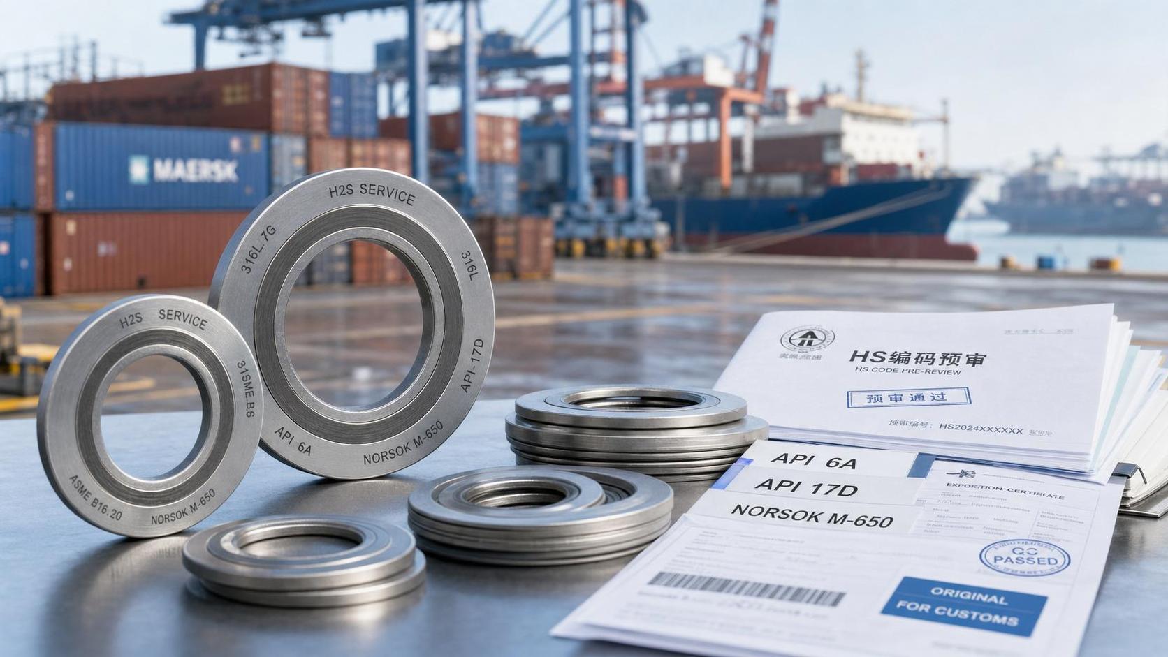 China Customs Starts HS Pre-Check for H2S Gasket Exports