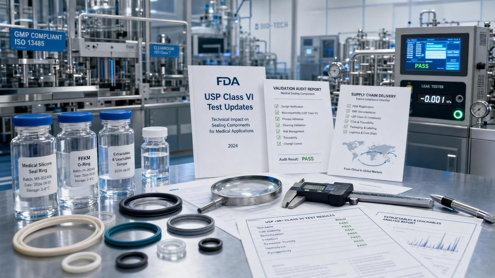 FDA USP Class VI Test Update Hits China Seal Exports