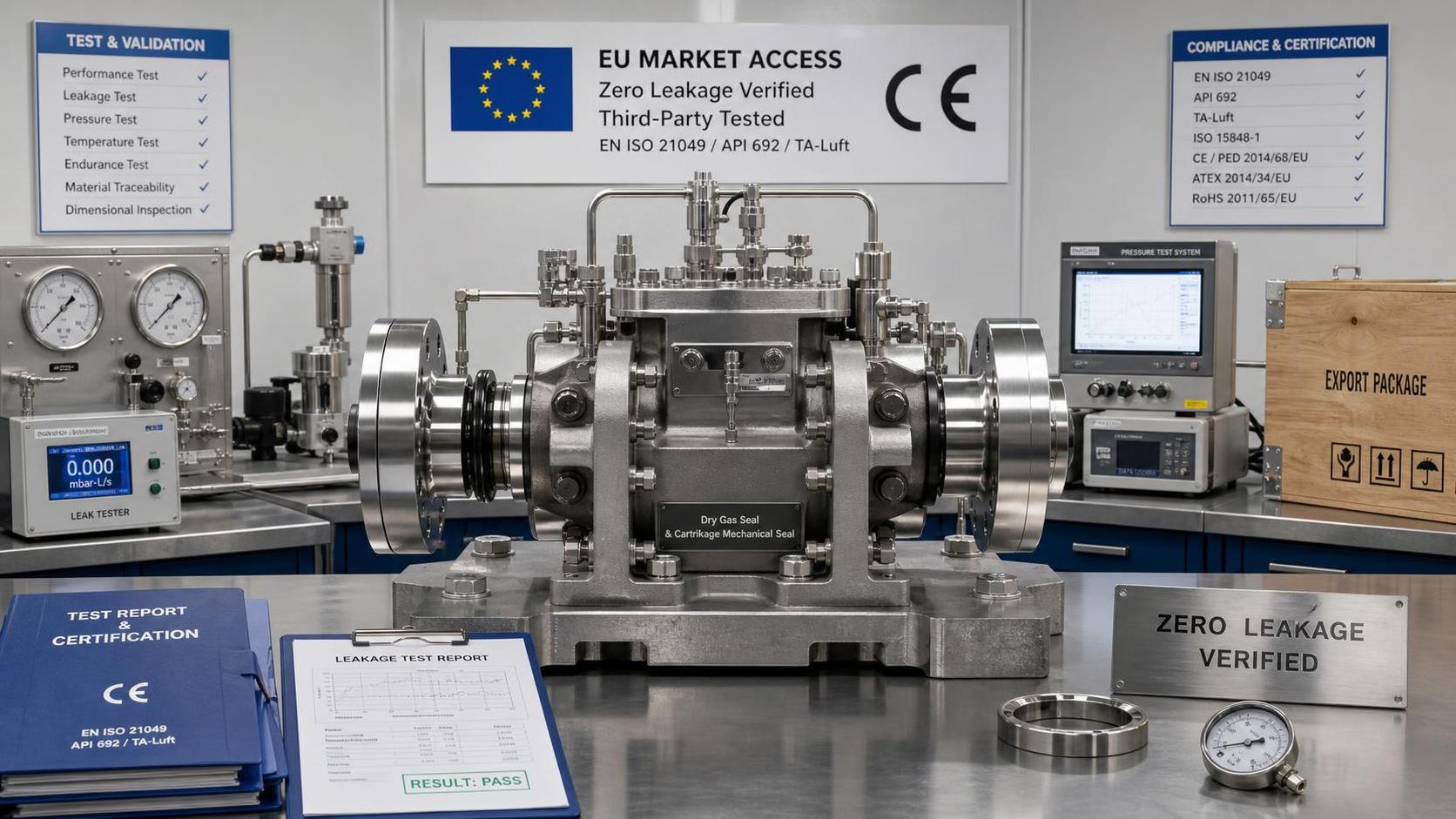 EU Updates API 682 Path for Dry Gas Seal Exports