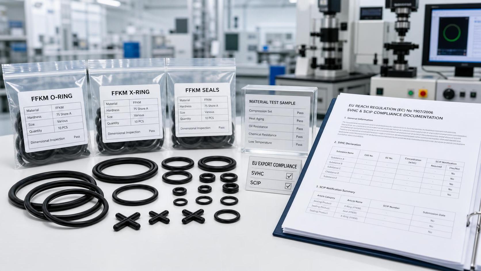 ECHA Adds 5 FFKM-Related SVHC Entries, Tightening EU Seal Compliance