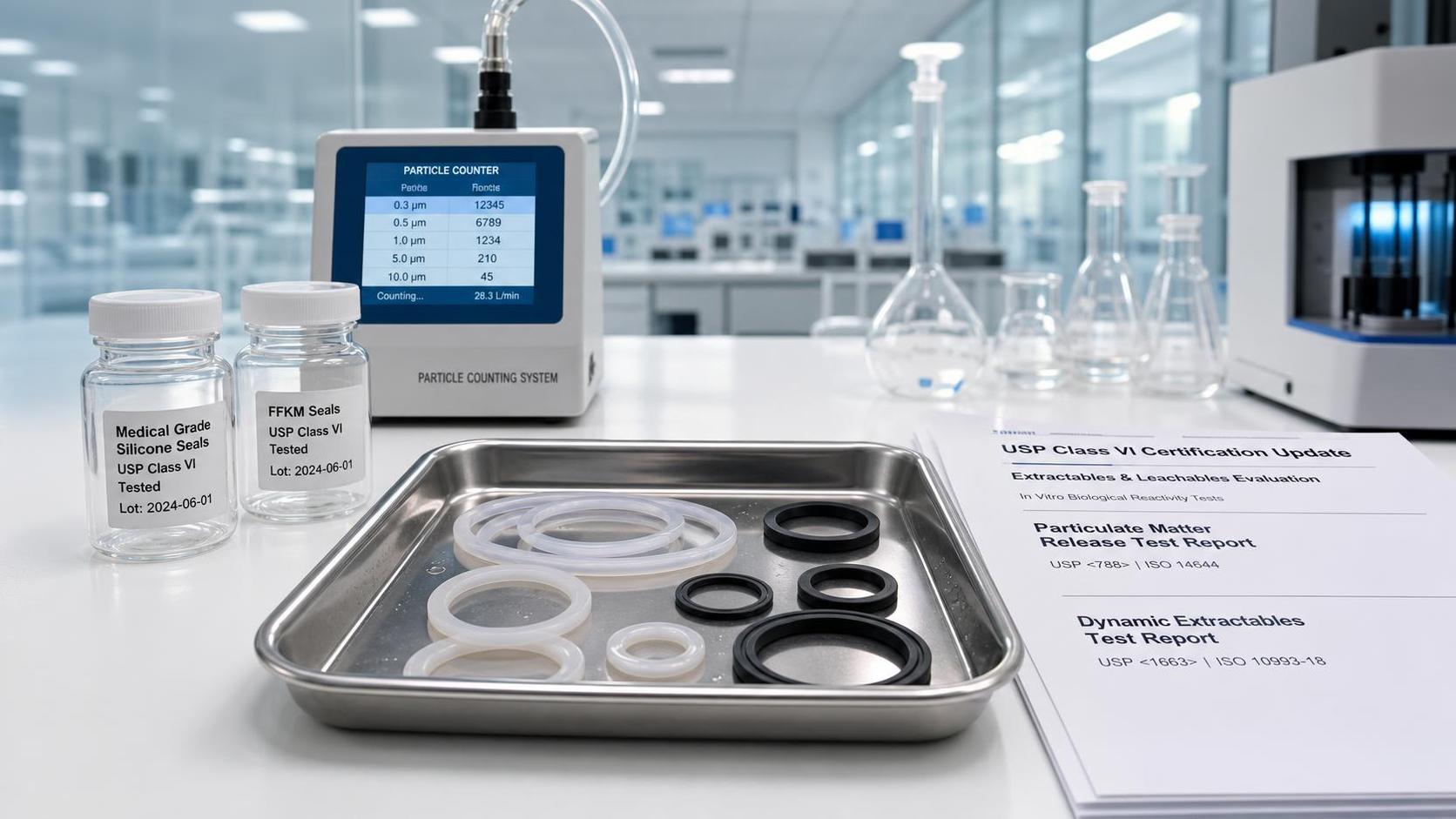 FDA Revises USP Class VI Tests for Sealing Materials