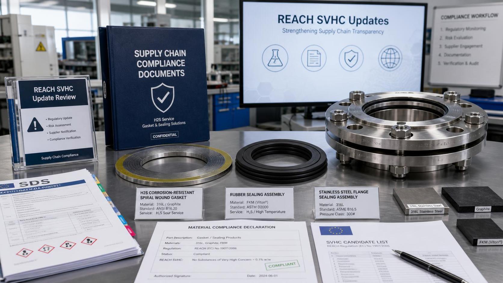 REACH SVHC Update Restricts Key Aids for H2S-Resistant Seals