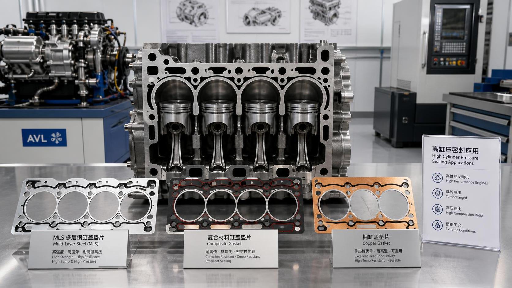 Which head gasket materials hold up best under higher cylinder pressure