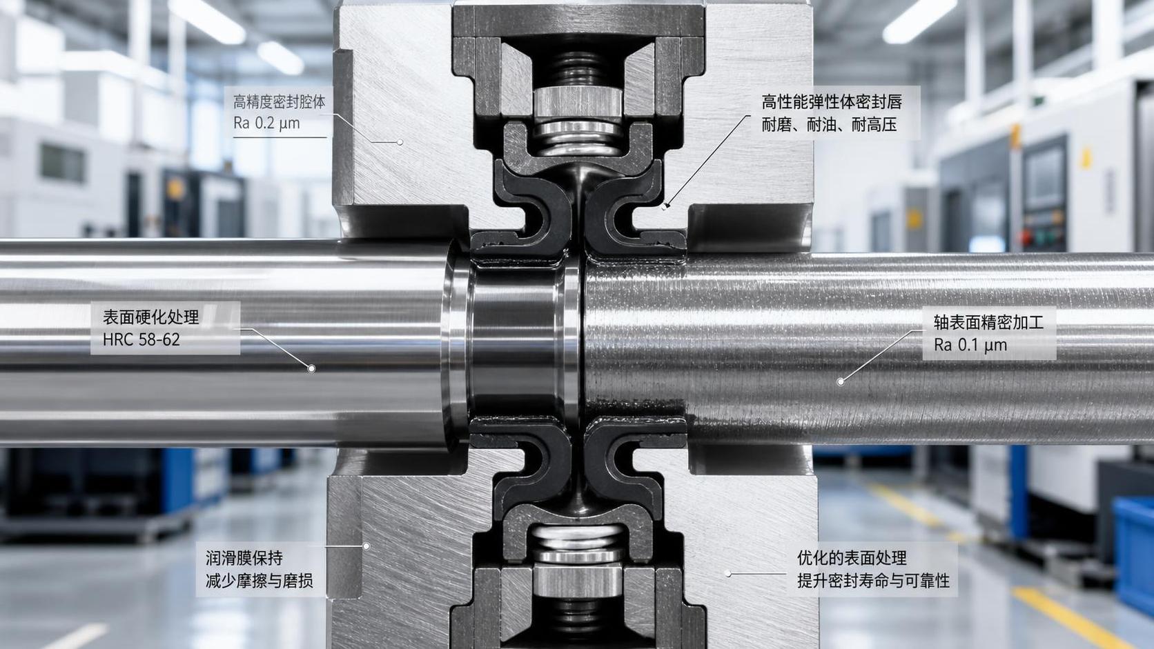 Does surface finishing for elastomer components improve seal durability?