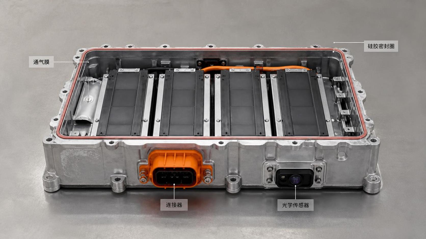 How does silicone outgassing affect battery pack enclosure safety?