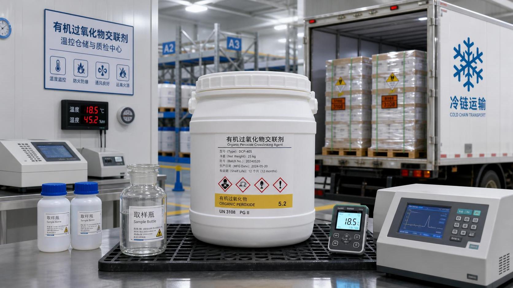 What should you verify before choosing a peroxide cross-linking agent exporter?