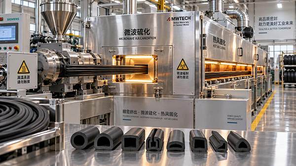 How microwave vulcanization process settings affect cure uniformity