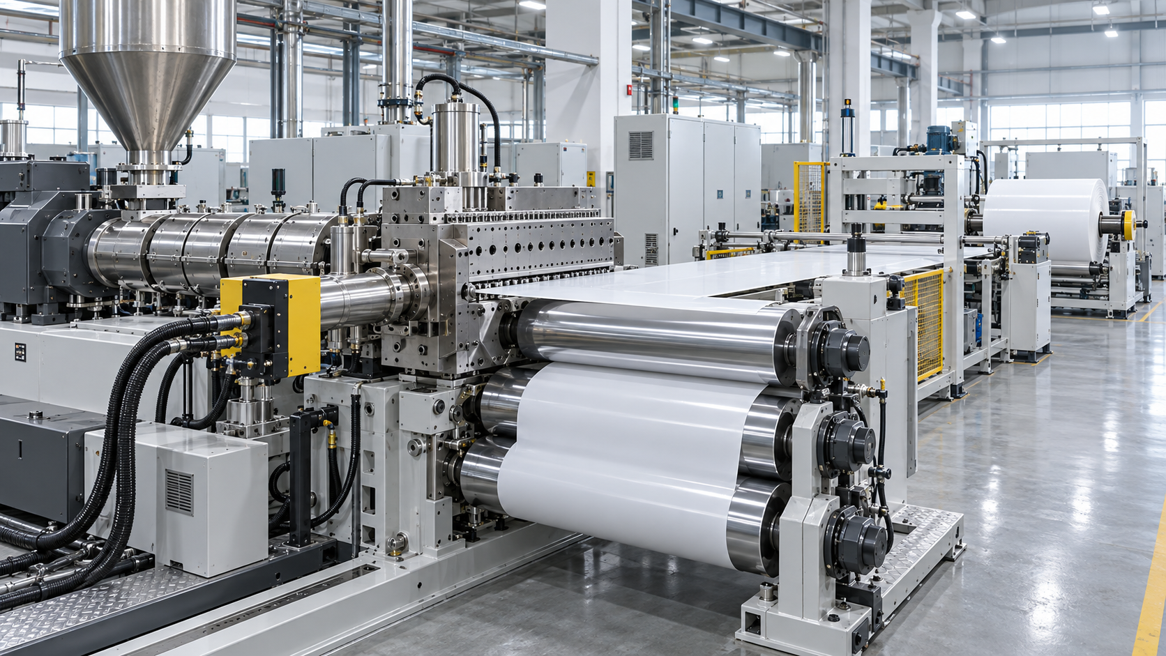 Reviewing Used PP and PE Sheet Extrusion Lines Before Purchase