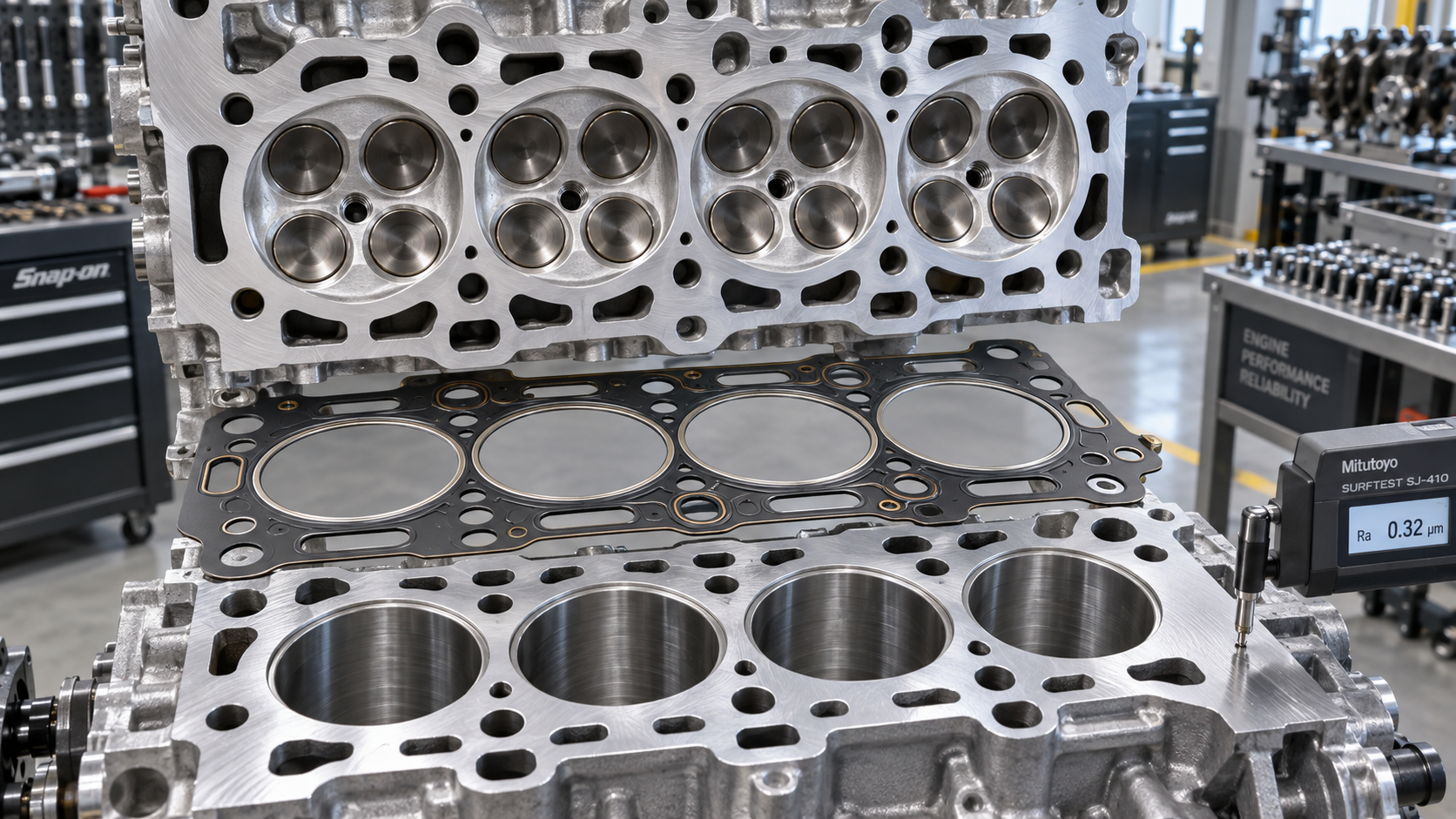 How MLS gasket surface finish affects cylinder head sealing