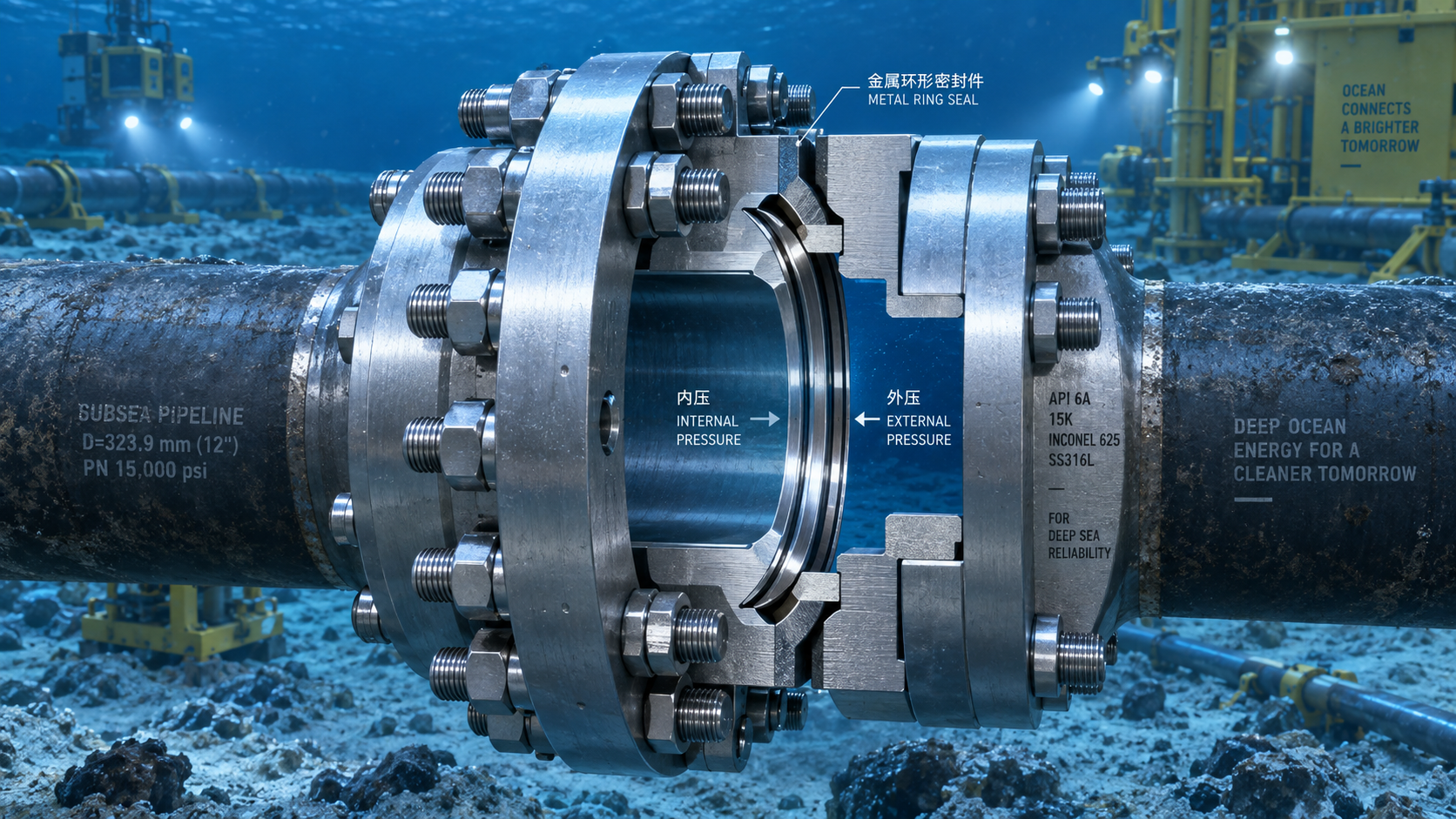 Selecting high-pressure offshore sealing for subsea flange connections