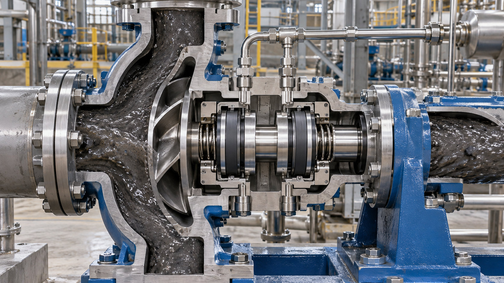 How to select pump mechanical seals for abrasive slurry service