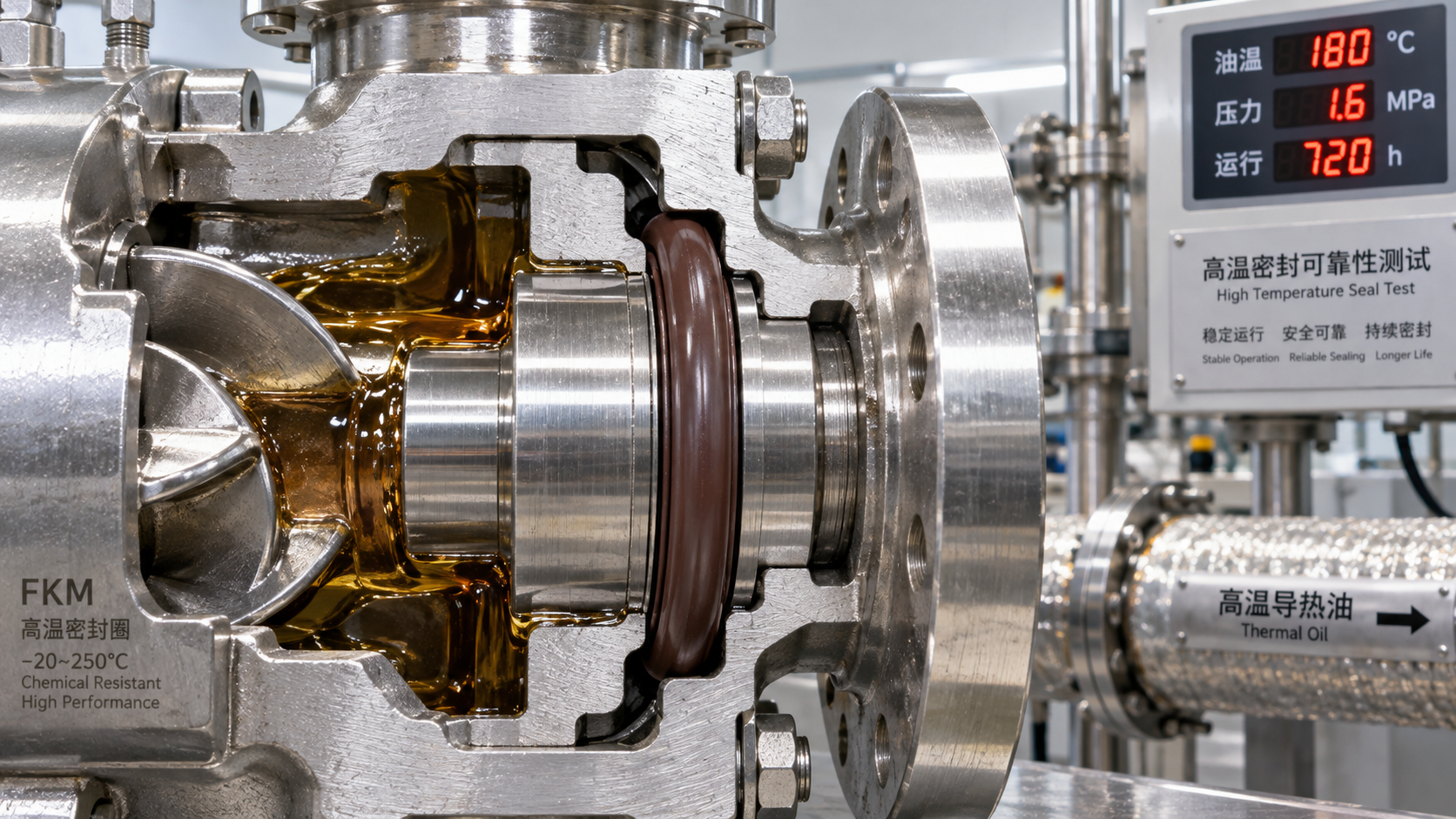 How thermal aging resistance affects high-temperature FKM seal life