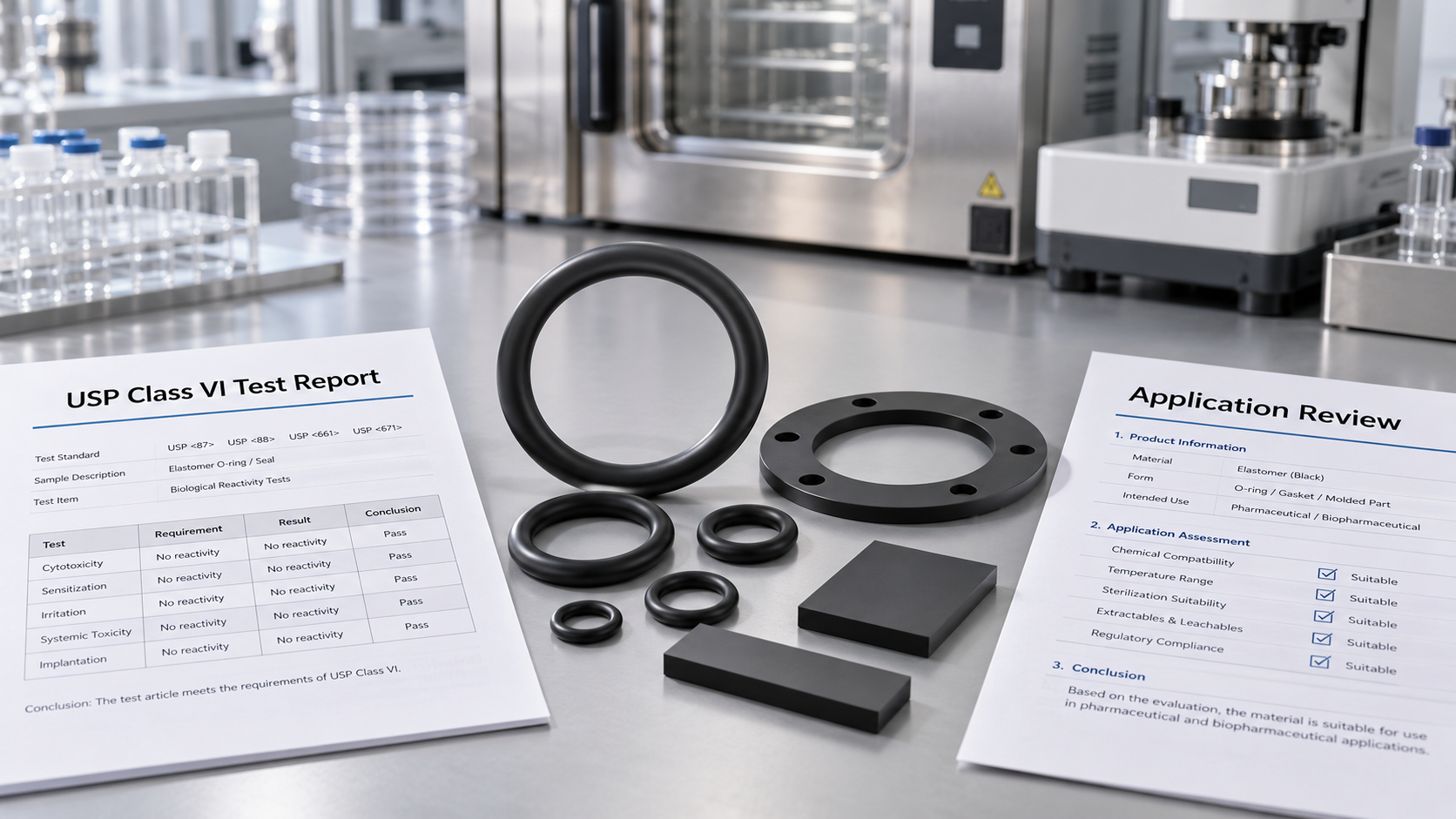 Do USP Class VI materials automatically meet FDA requirements?