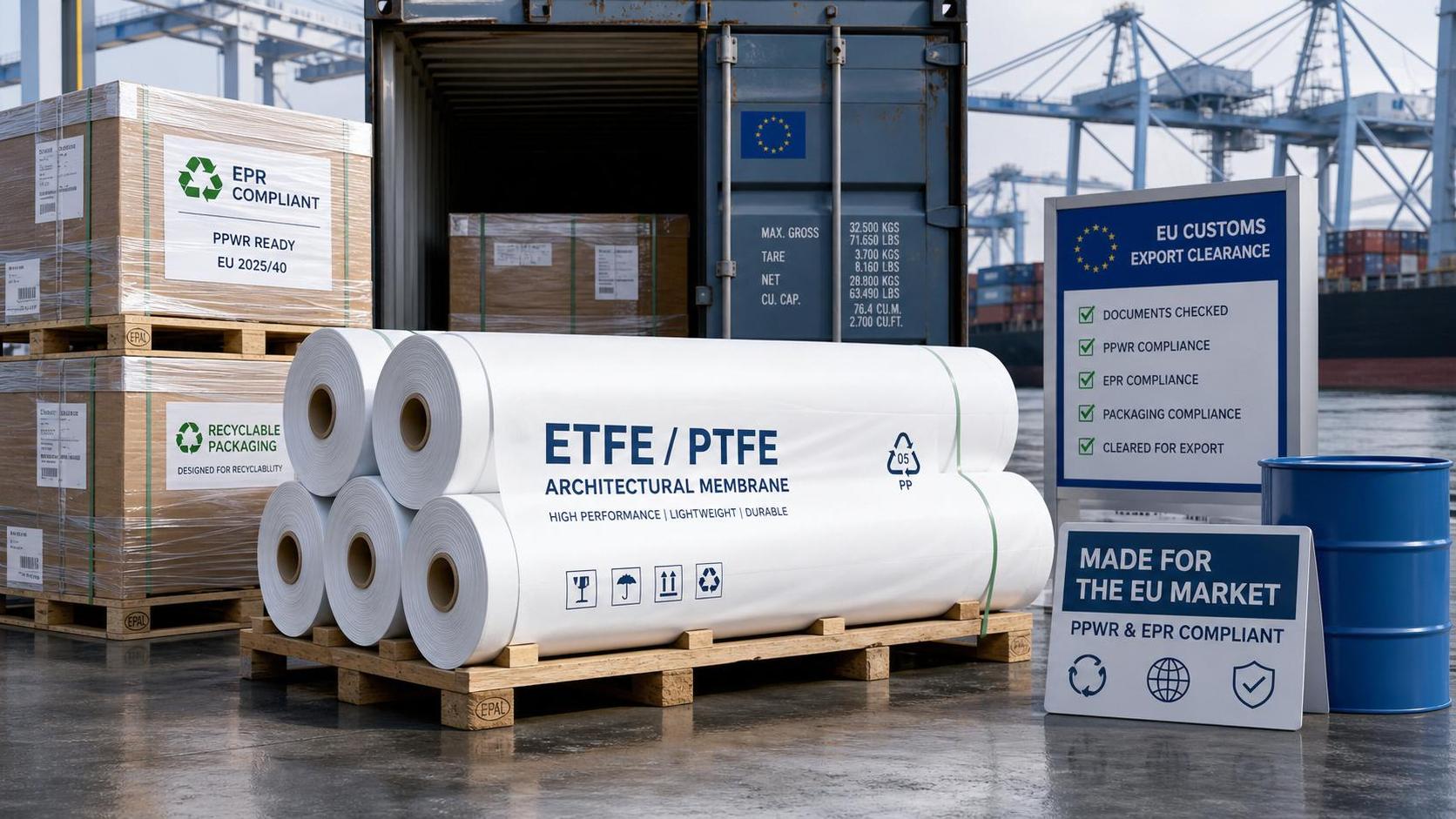 PPWR Takes Effect Aug. 12: EPR Becomes Entry Requirement for ETFE/PTFE Suppliers