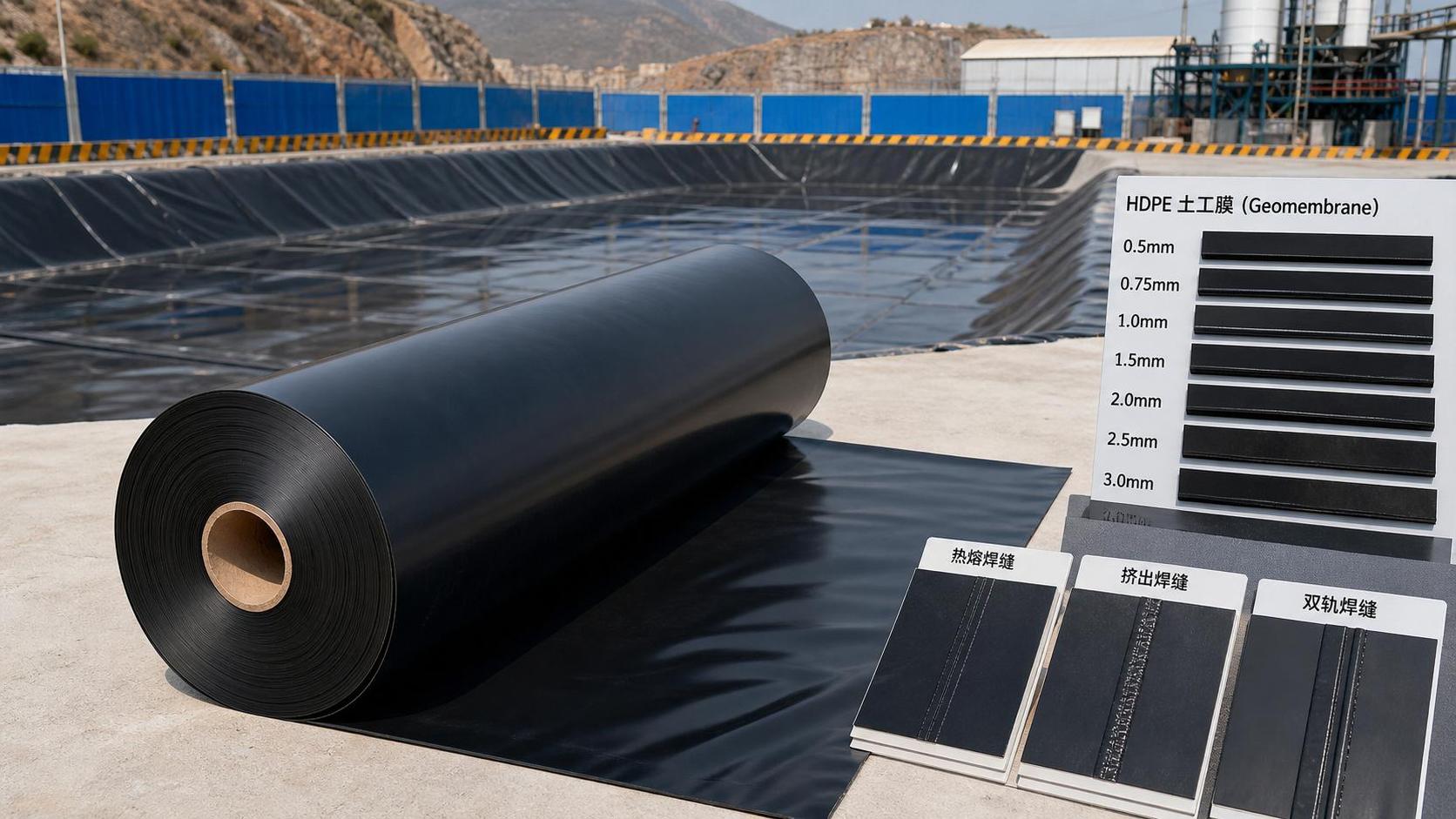 HDPE Geomembranes Cost Breakdown by Thickness and Project Scope
