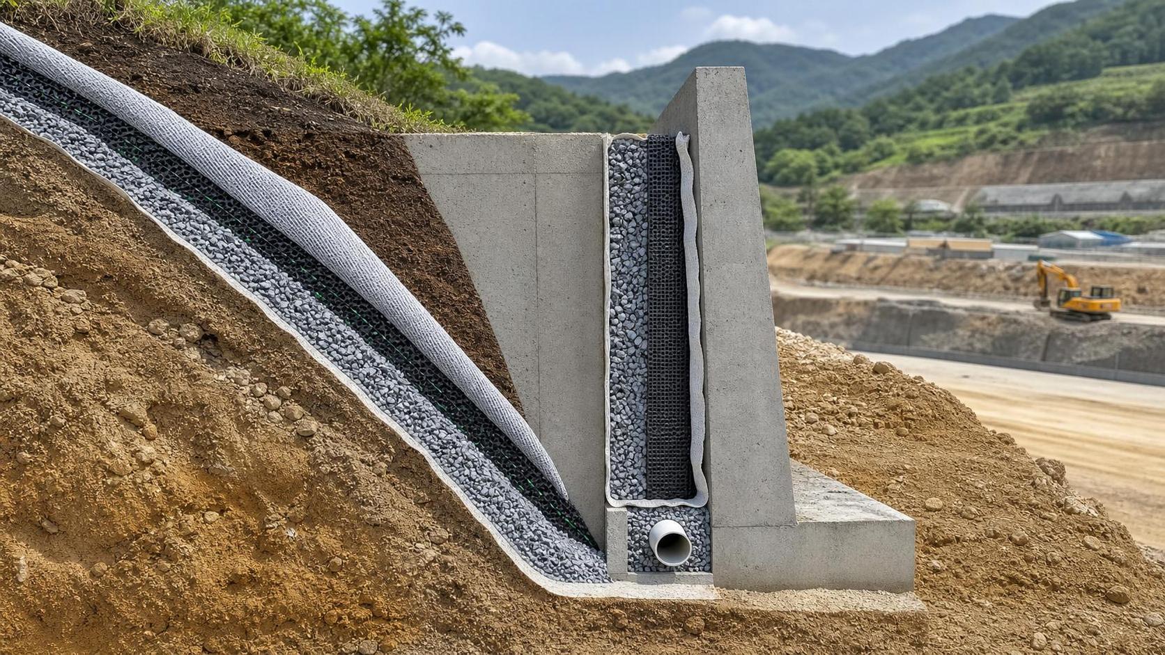 Geosynthetics for Drainage: What Works Best on Slopes and Retaining Walls