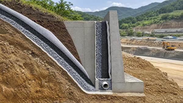 Geosynthetics for Drainage: What Works Best on Slopes and Retaining Walls