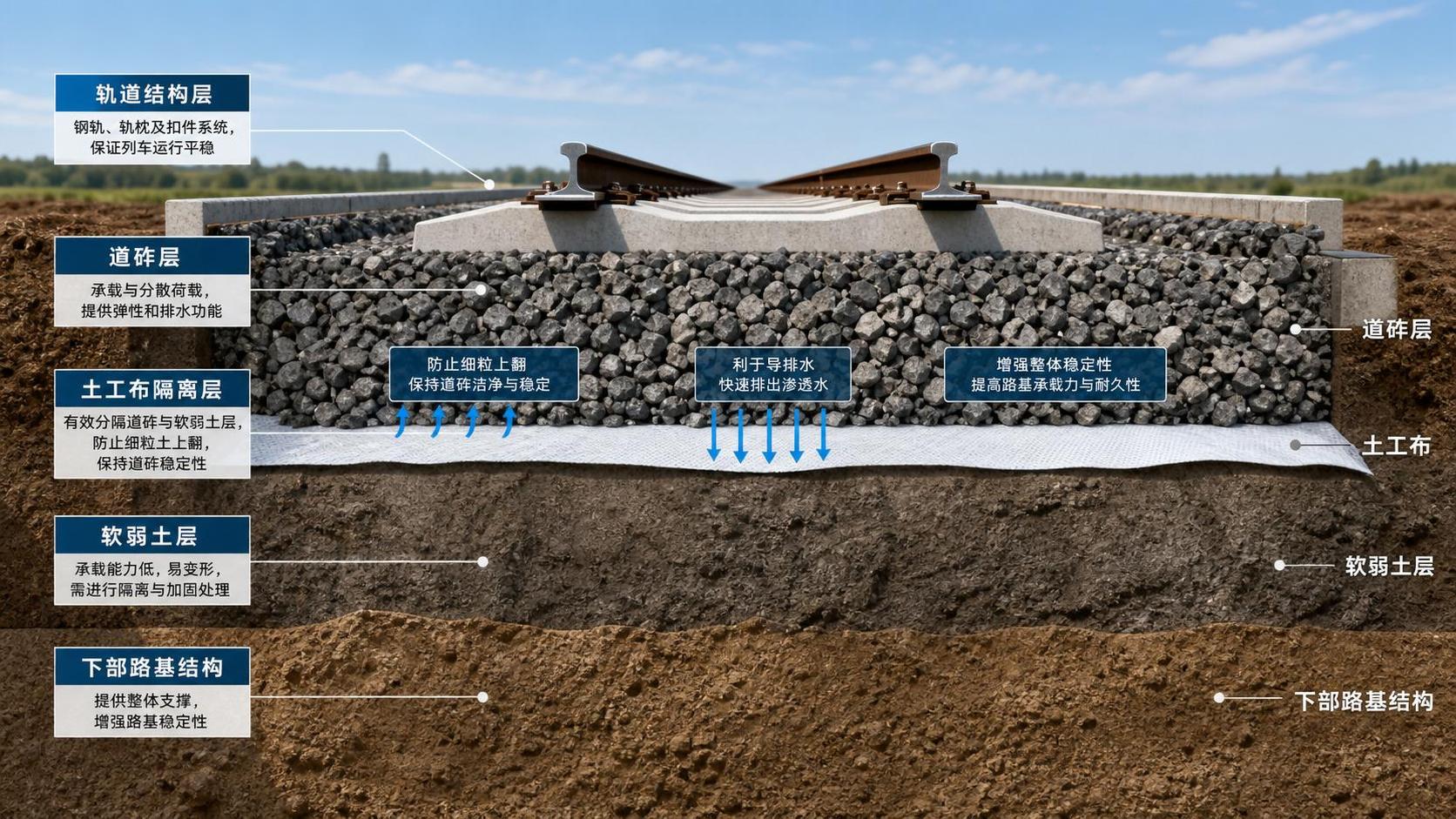 Geotextile Engineering Materials for Railways: Performance Basics That Matter