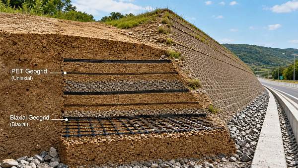 PET Geogrids vs. Biaxial Grids: Which Holds Slopes Better?