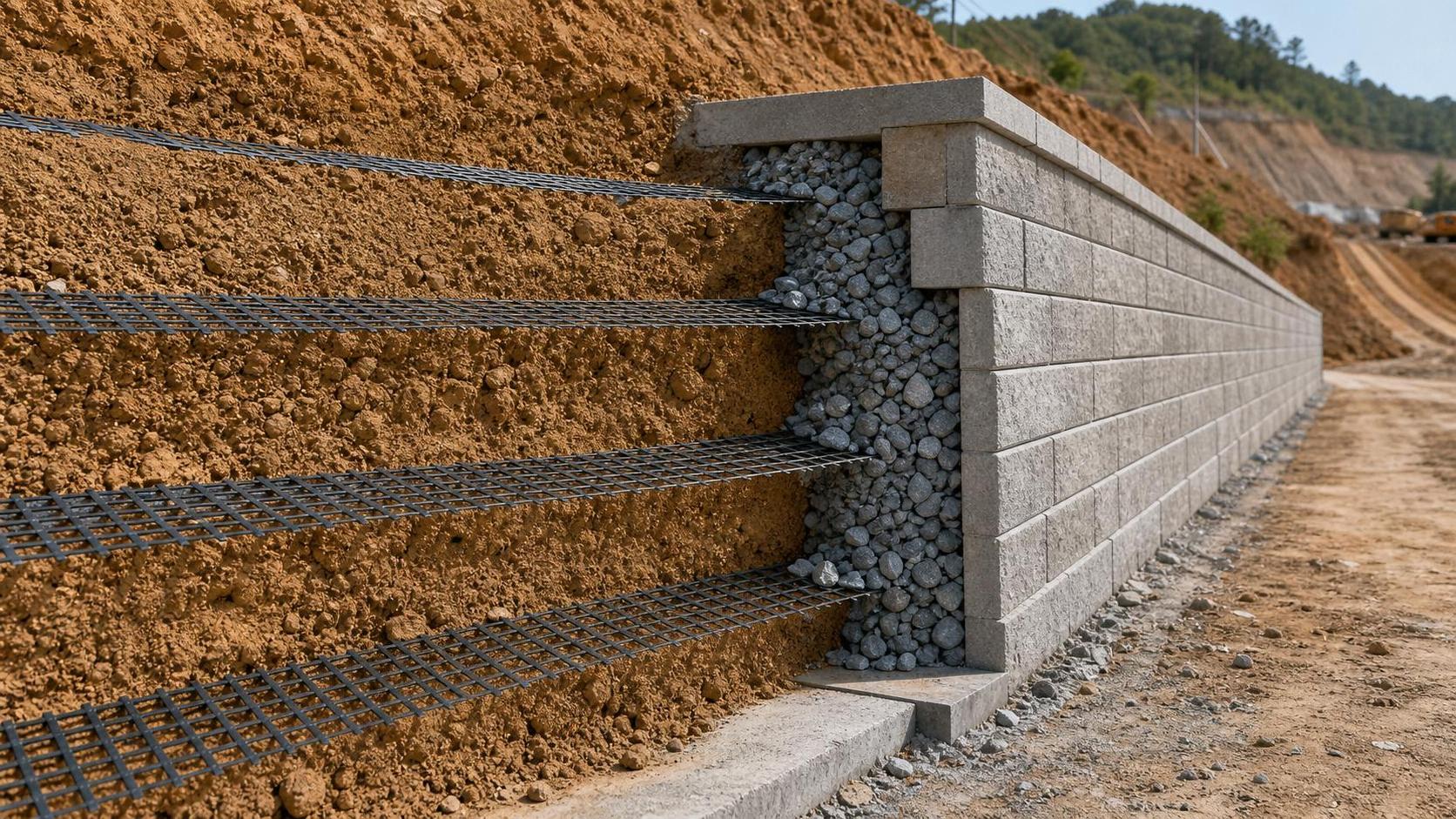 How PET Geogrids Reduce Retaining Wall Reinforcement Risk