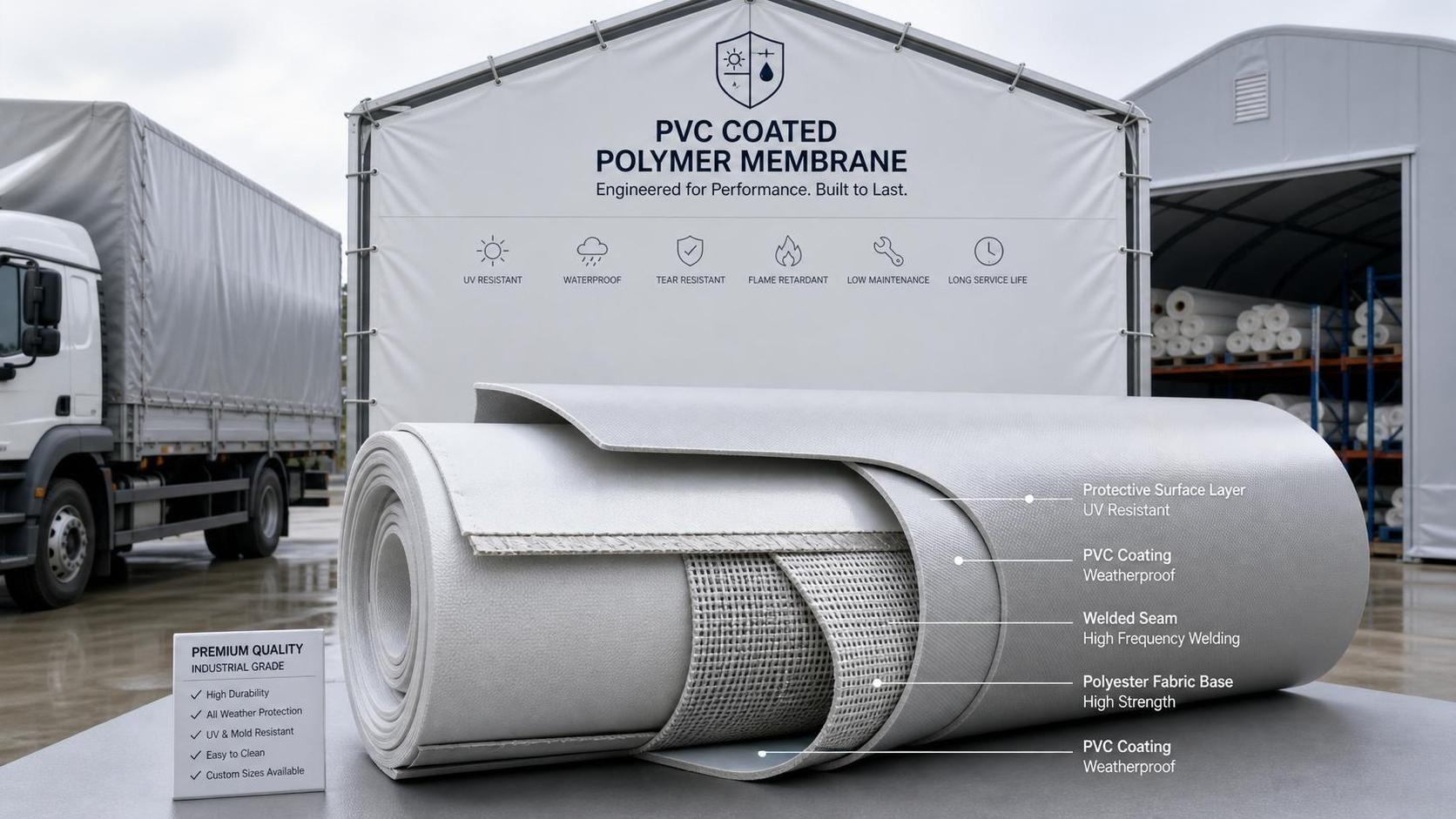 PVC Coated Polymer Membrane Materials: What Affects Service Life?