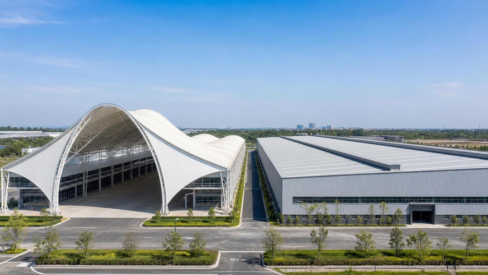 Lightweight Building Membranes vs Rigid Roofing in Tensile Structures