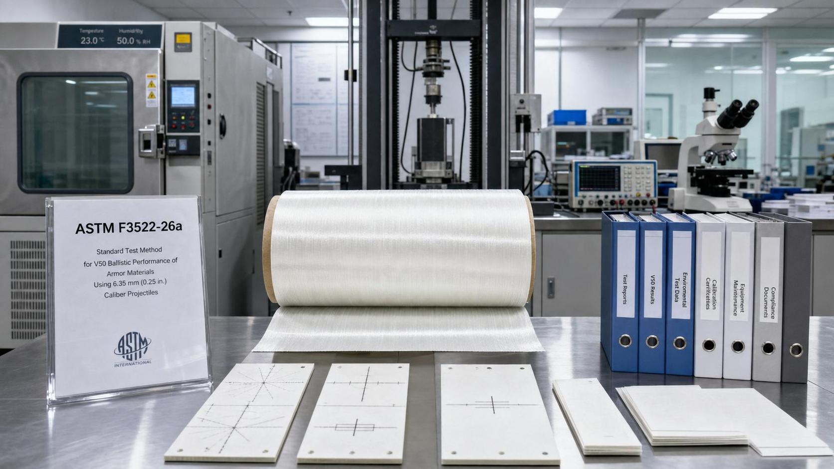 ASTM F3522-26a Tightens V50 Testing for UHMWPE UD