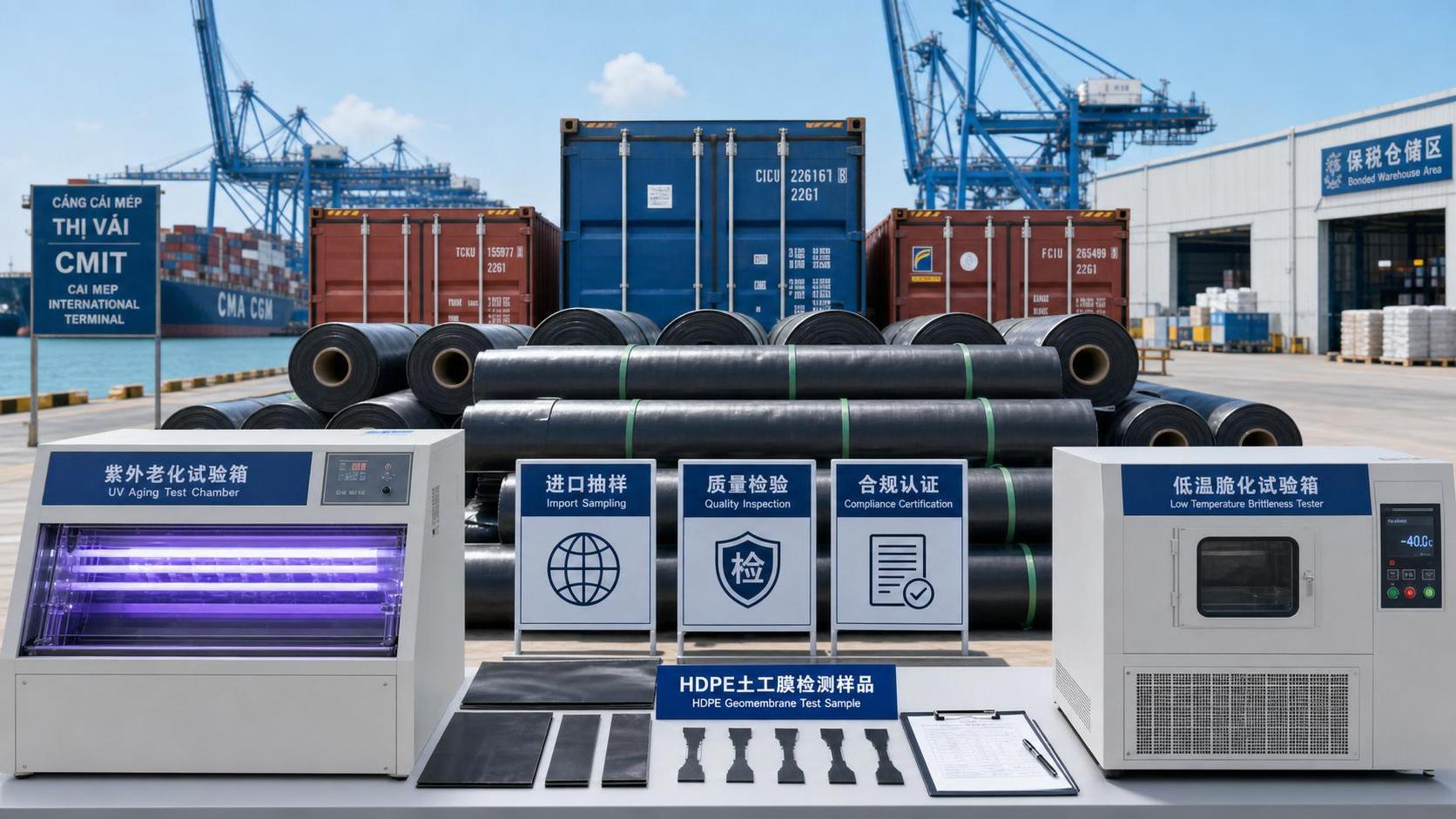 Vietnam Tightens HDPE Geomembrane Import Checks