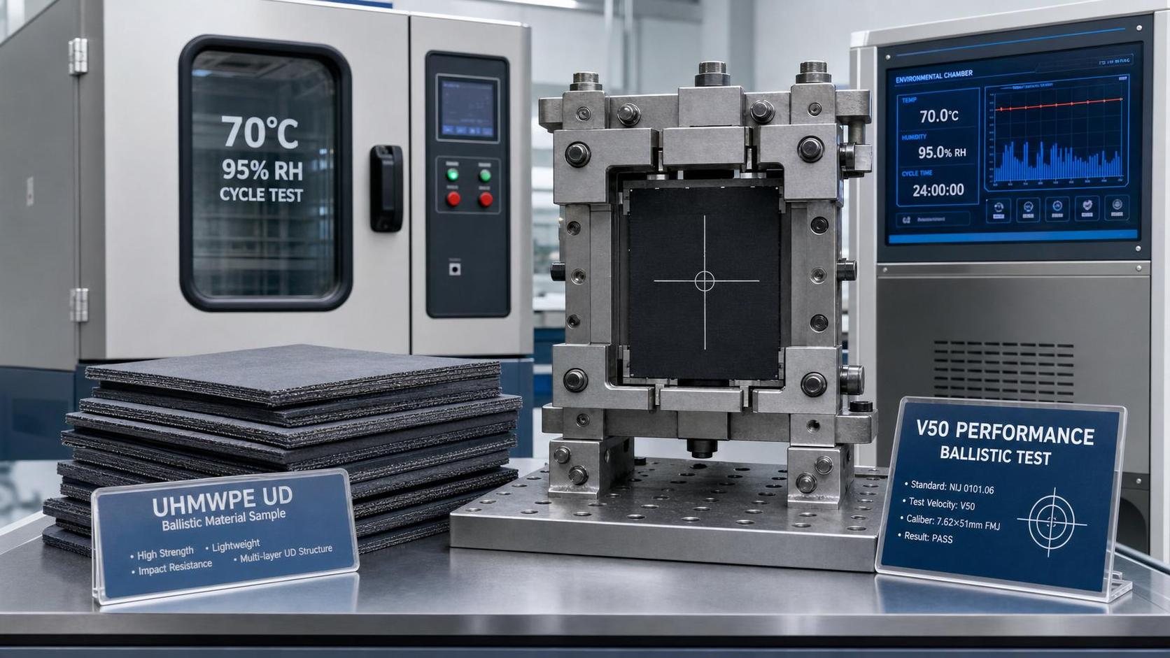 NIJ 0101.06A Adds V50 Decay Limit for UHMWPE UD