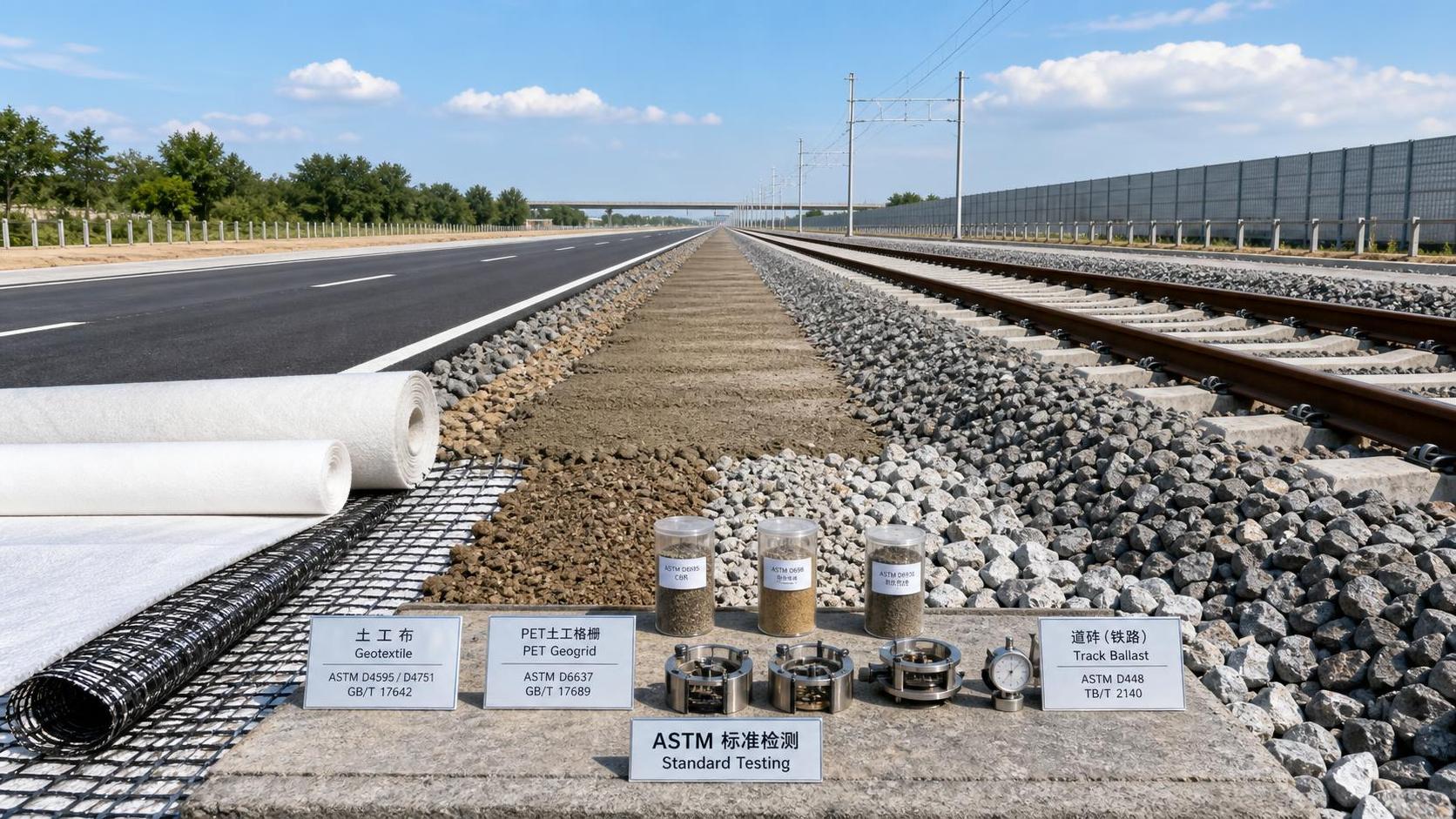 ASTM Standards for Road and Rail Geosynthetics: What to Check Before Specifying