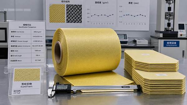 How to Compare Aramid Fabric Roll Specs for Soft Body Armor Panels