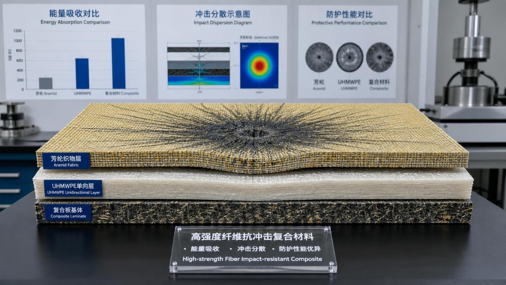 How high strength fiber energy absorption affects impact protection