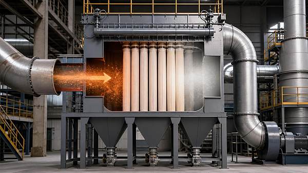 When hot gas filtration improves baghouse performance in high-temp dust collection
