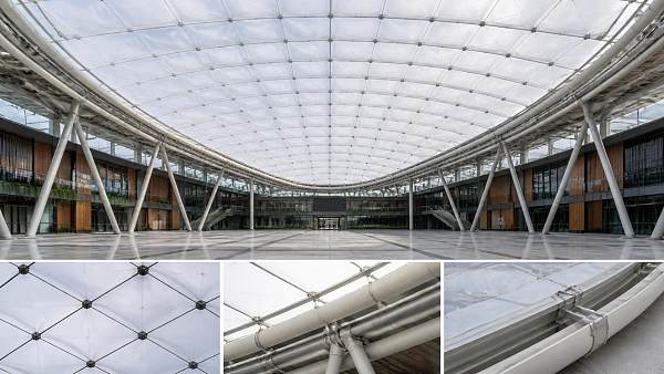 Are single layer ETFE membranes suitable for long-span roof projects?
