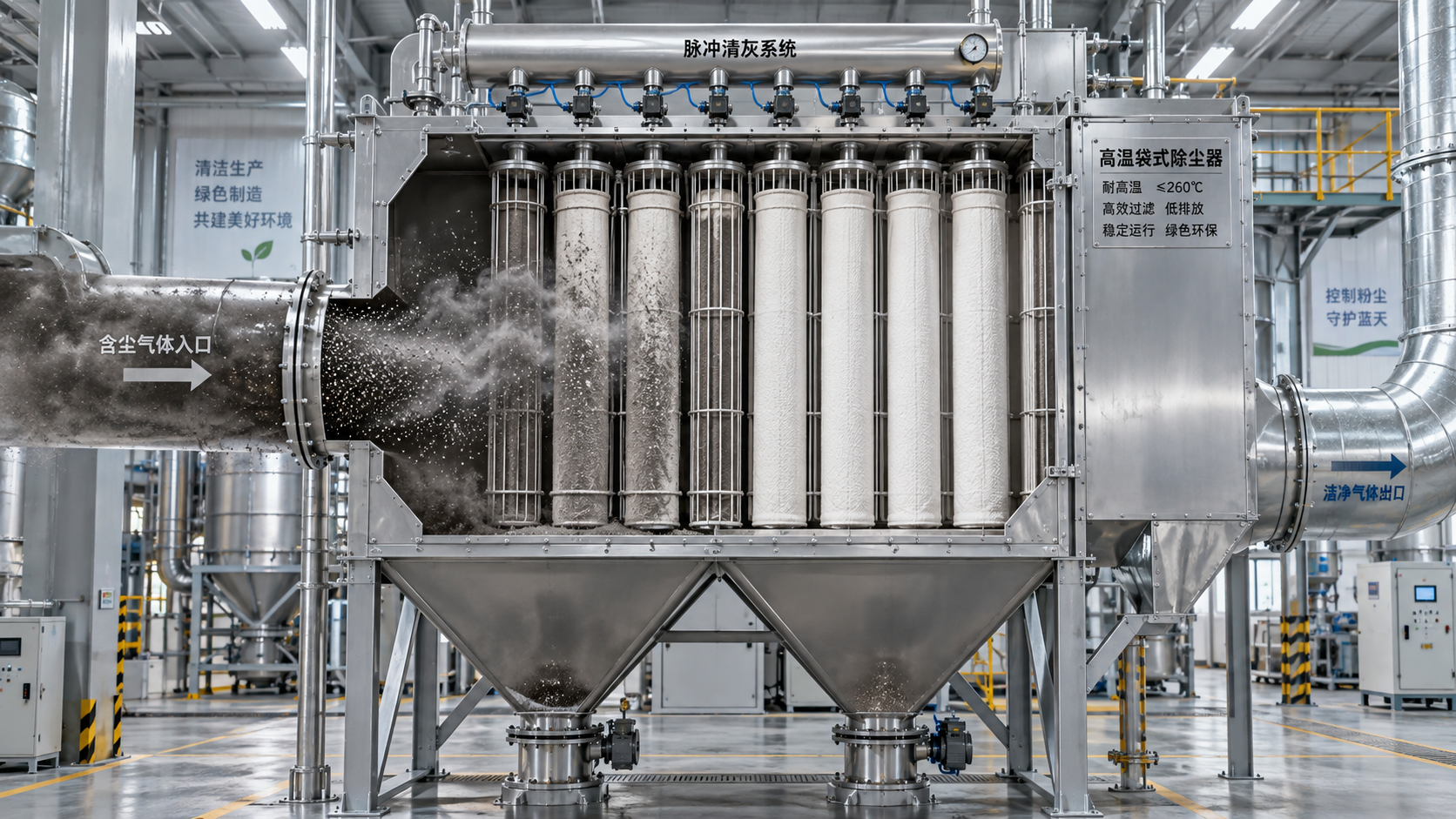 Selecting High-Temperature Bag Filters for Acid Gas, Moisture, and Abrasive Dust