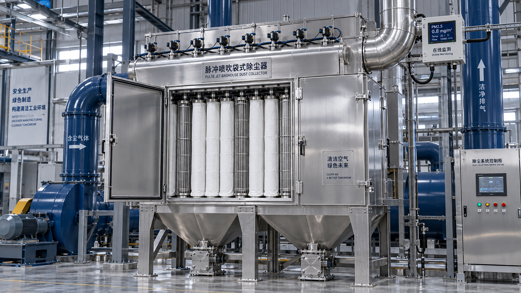 How to choose baghouse filters for European emission control limits