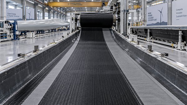 Are carbon fiber reinforcement rolls suited to wind blade spar caps?