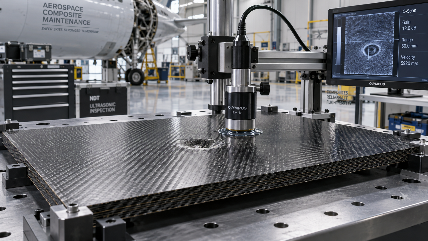 Carbon Fiber Delamination After Impact: Inspection Before Aerospace Repair