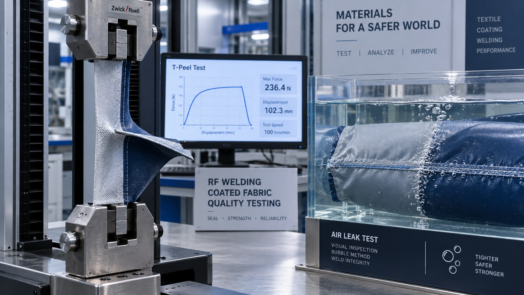 RF-Welded Bonded Seams: How Peel and Leak Tests Reveal Joint Quality