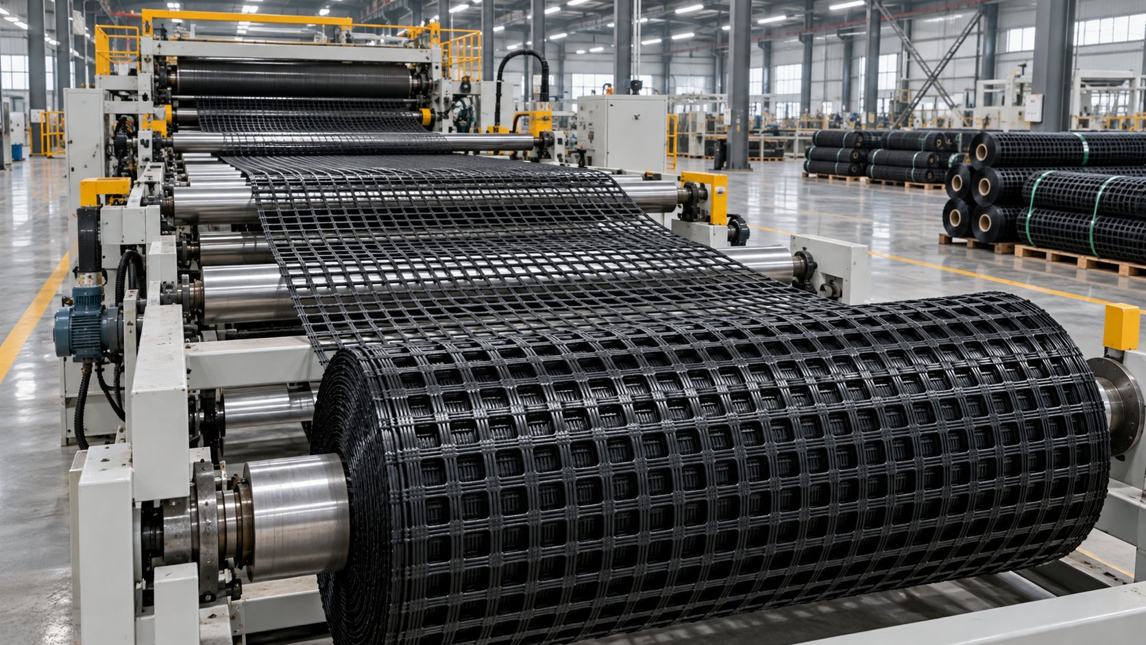 Tensar Starts Up New Geogrid Production Line in Blackwell, Oklahoma