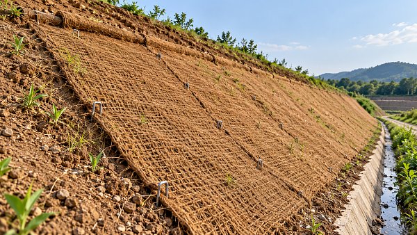How to choose slope stabilization matting for steep slopes